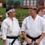 Ralph Macchio as Daniel LaRusso and William Zabka as Johnny Lawrence in Cobra Kai.