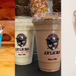 A collage of three frappes.